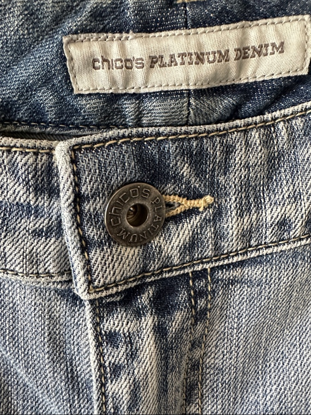 Chico's Light Blue Straight Leg Jeans